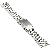 Forstner シルバー メタルブレスレット 時計ベルト バンド メタルブレスレット Forstner フォースナー